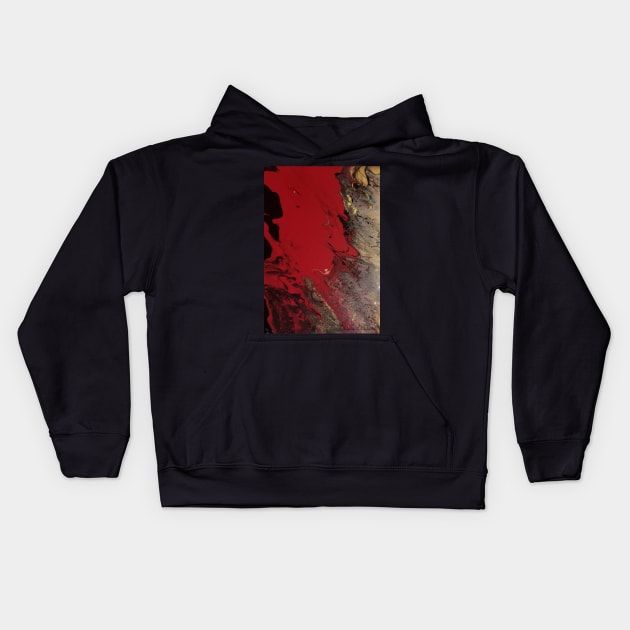 Crimson Kids Hoodie by 1pour@atime